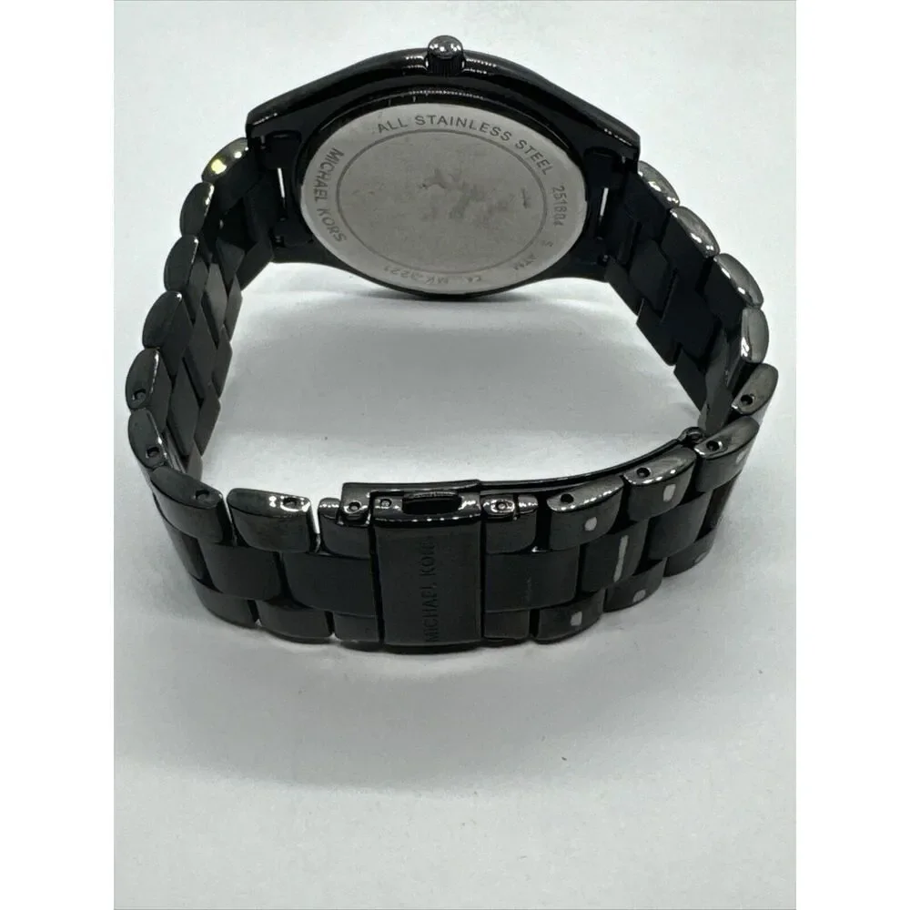 Michael Kors Slim Runway MK3221 Women's Stainless Steel Analog Dial Watch JNA638